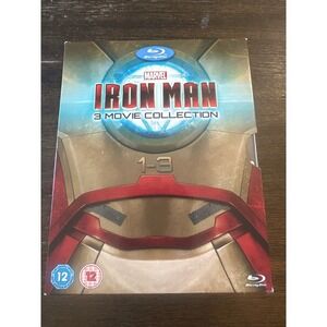 Marvel Iron Man 3 Movie Collection Blu-ray Trilogy Box Set 1-3 UK Import